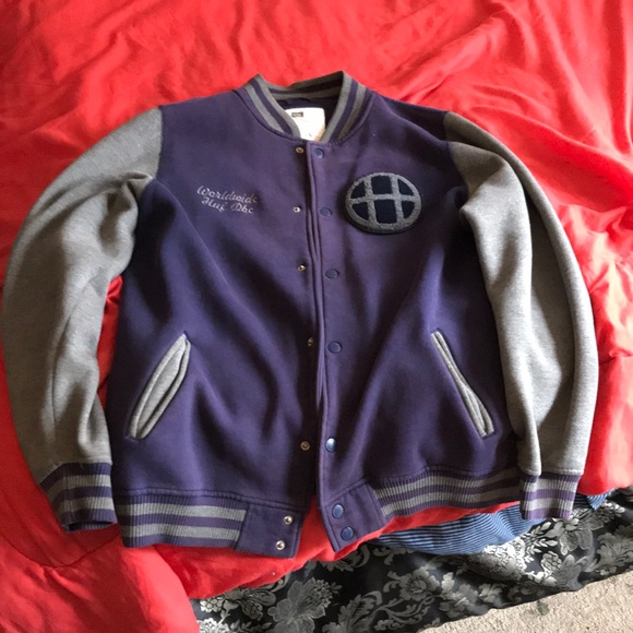 huf varsity jacket